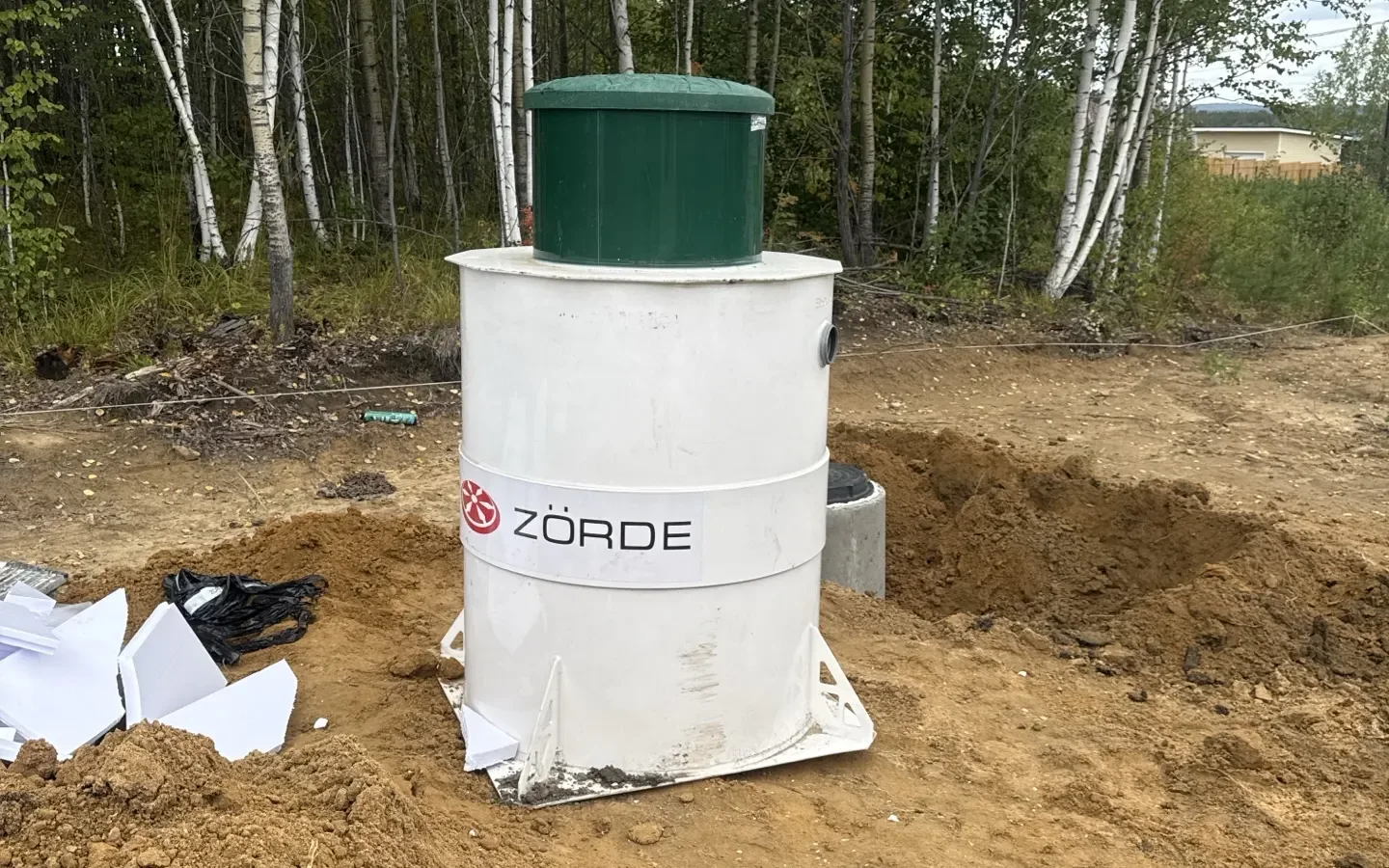 Zörde 4 на глине с принудительным отводом, Смоленщина